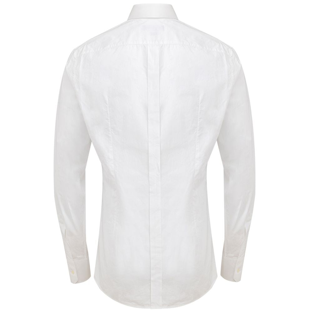 White Cotton Shirt - ventzia