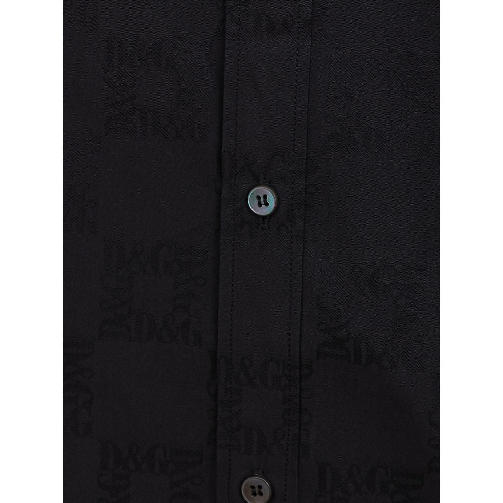 Black Cotton Shirt - ventzia
