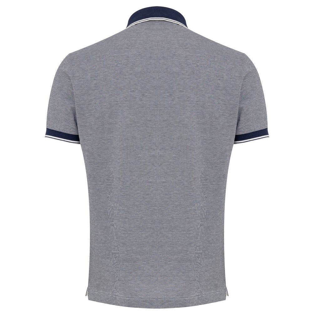 Blue Cotton Polo Shirt - ventzia