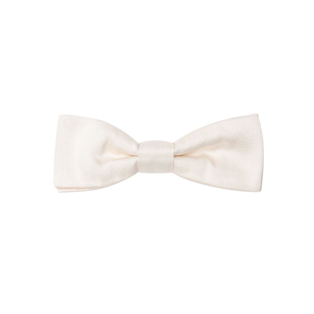 White Silk Bowty