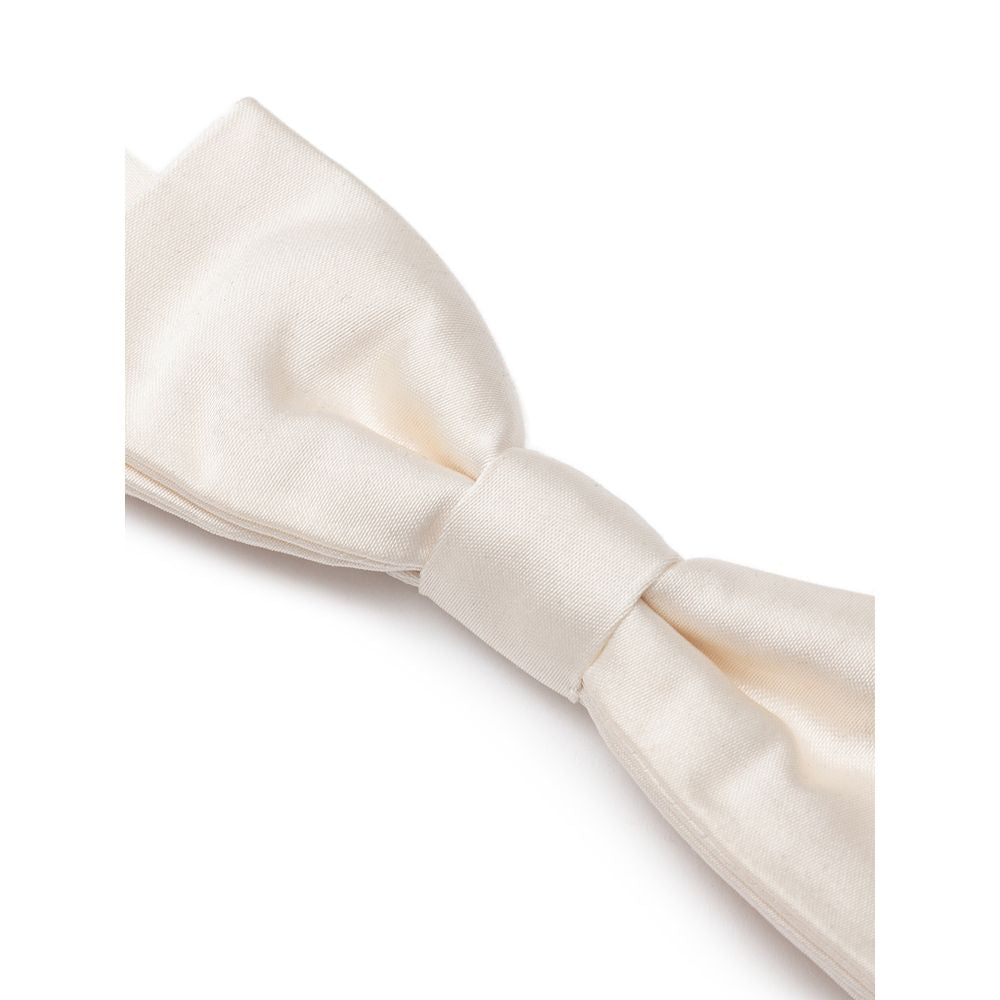 White Silk Bowty
