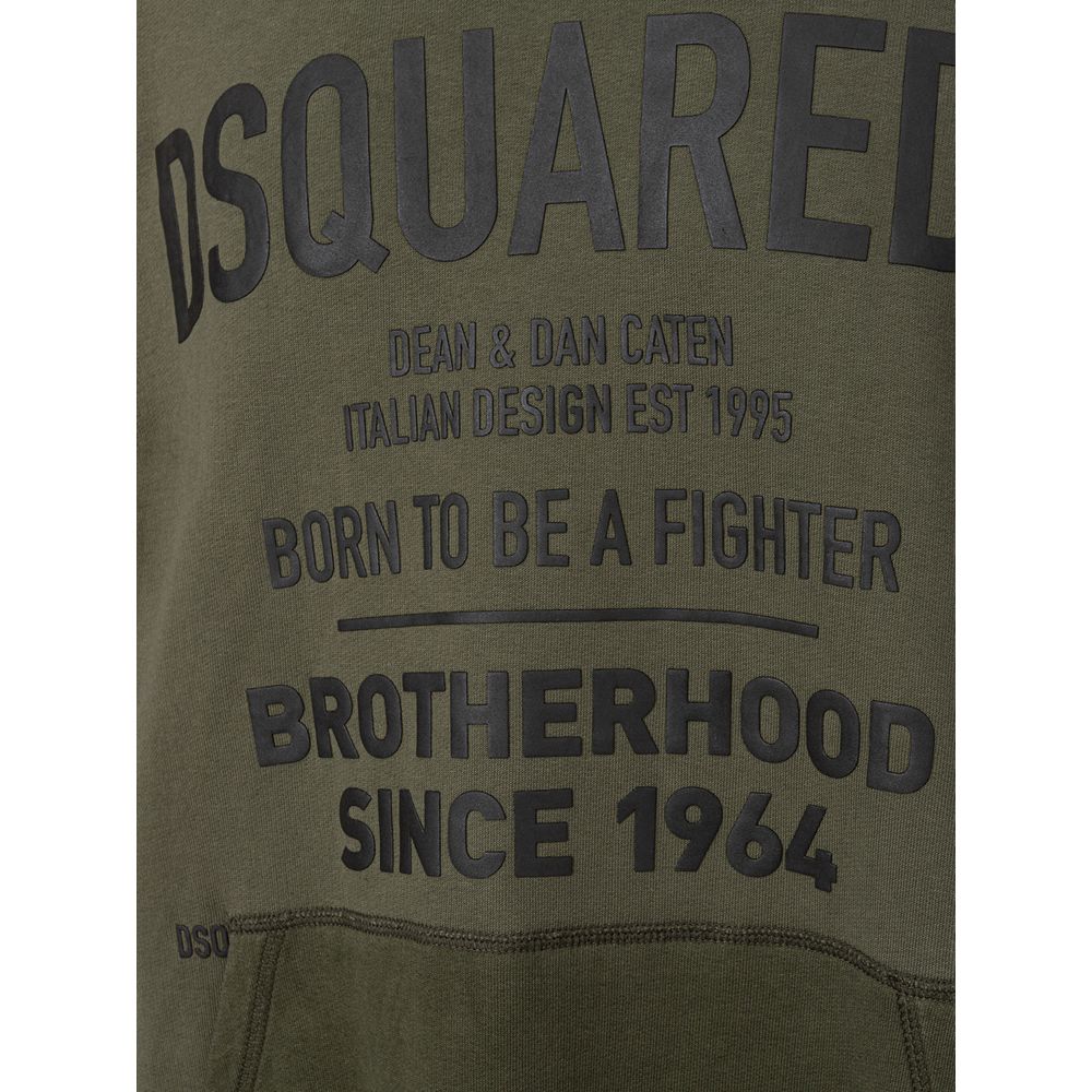 Green Cotton Hoody - ventzia