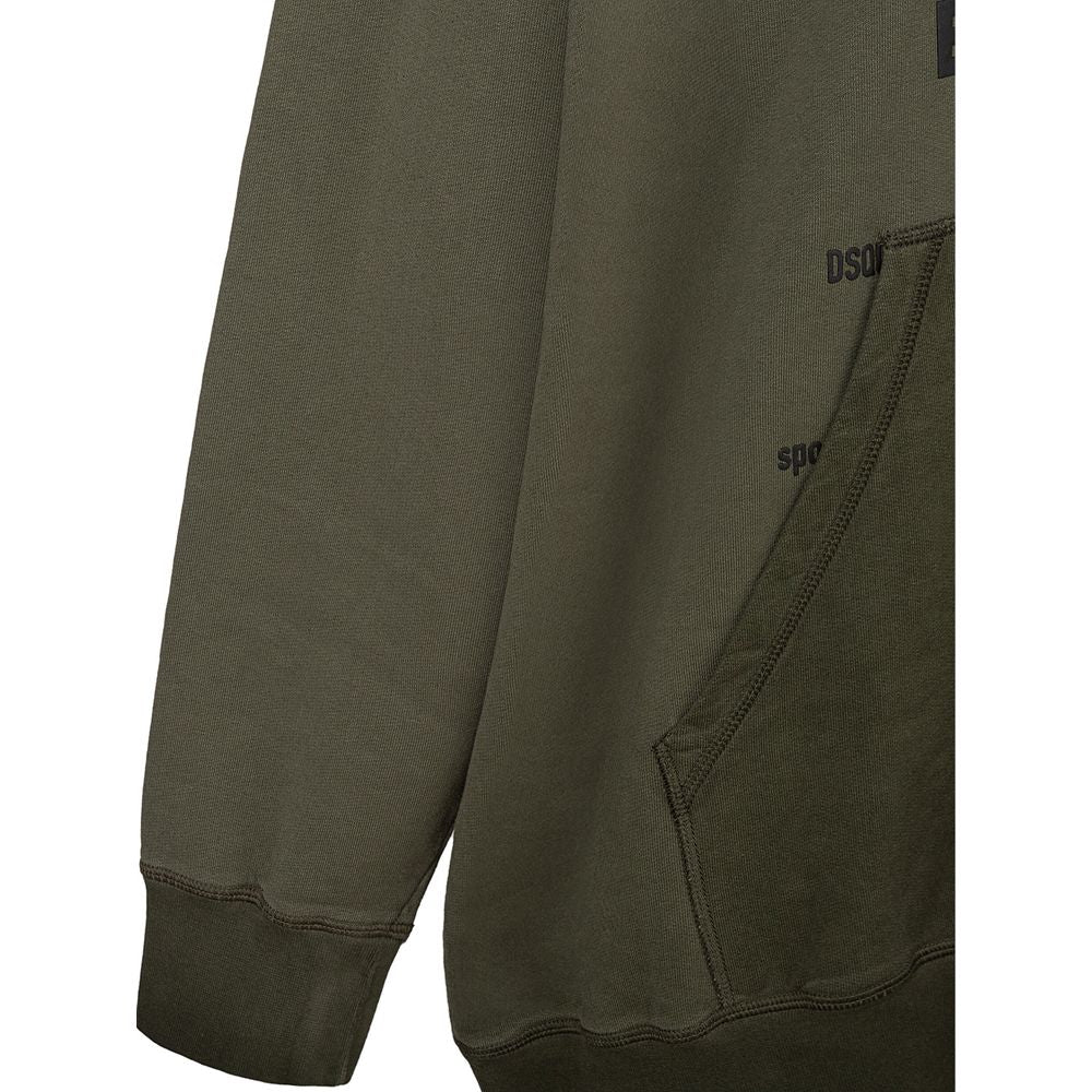 Green Cotton Hoody - ventzia