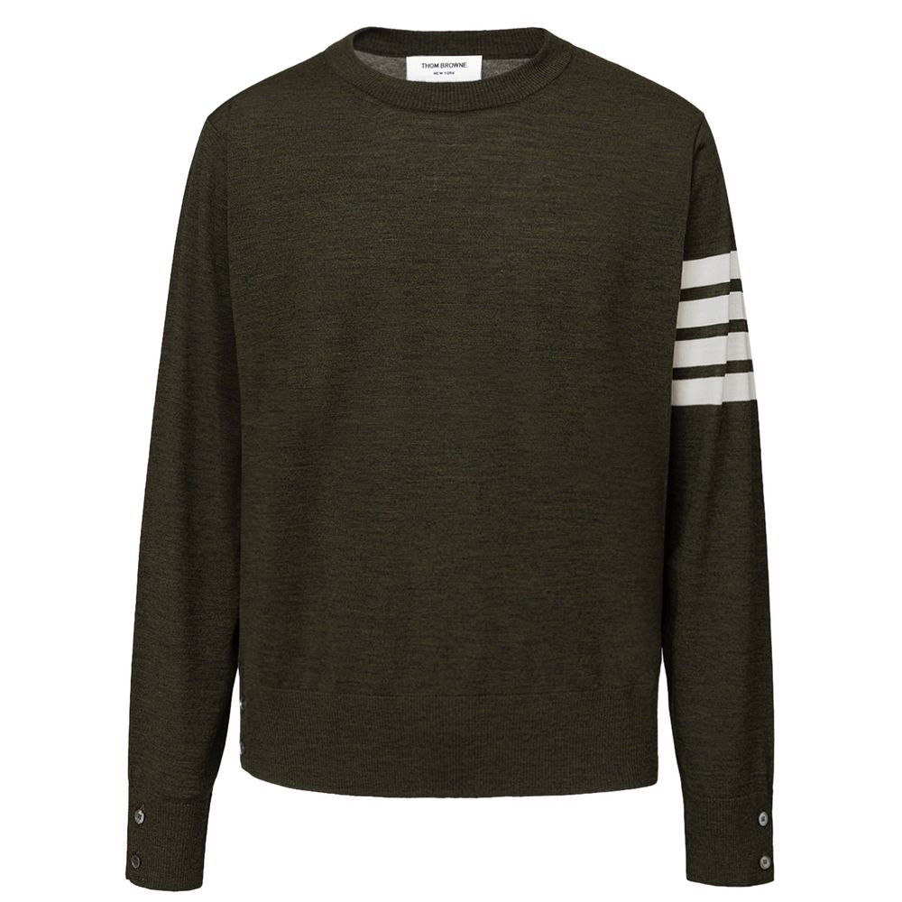 Green Wool Sweater - ventzia