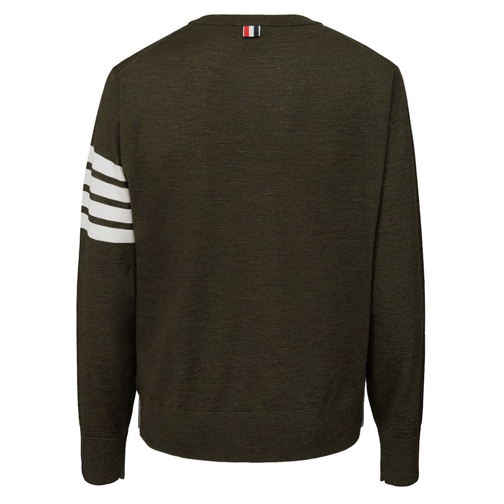 Green Wool Sweater - ventzia