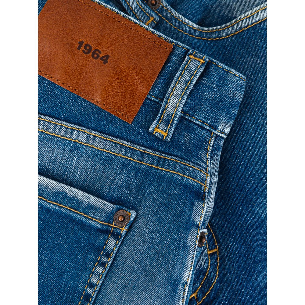 Blue Cotton Jeans Denim - ventzia