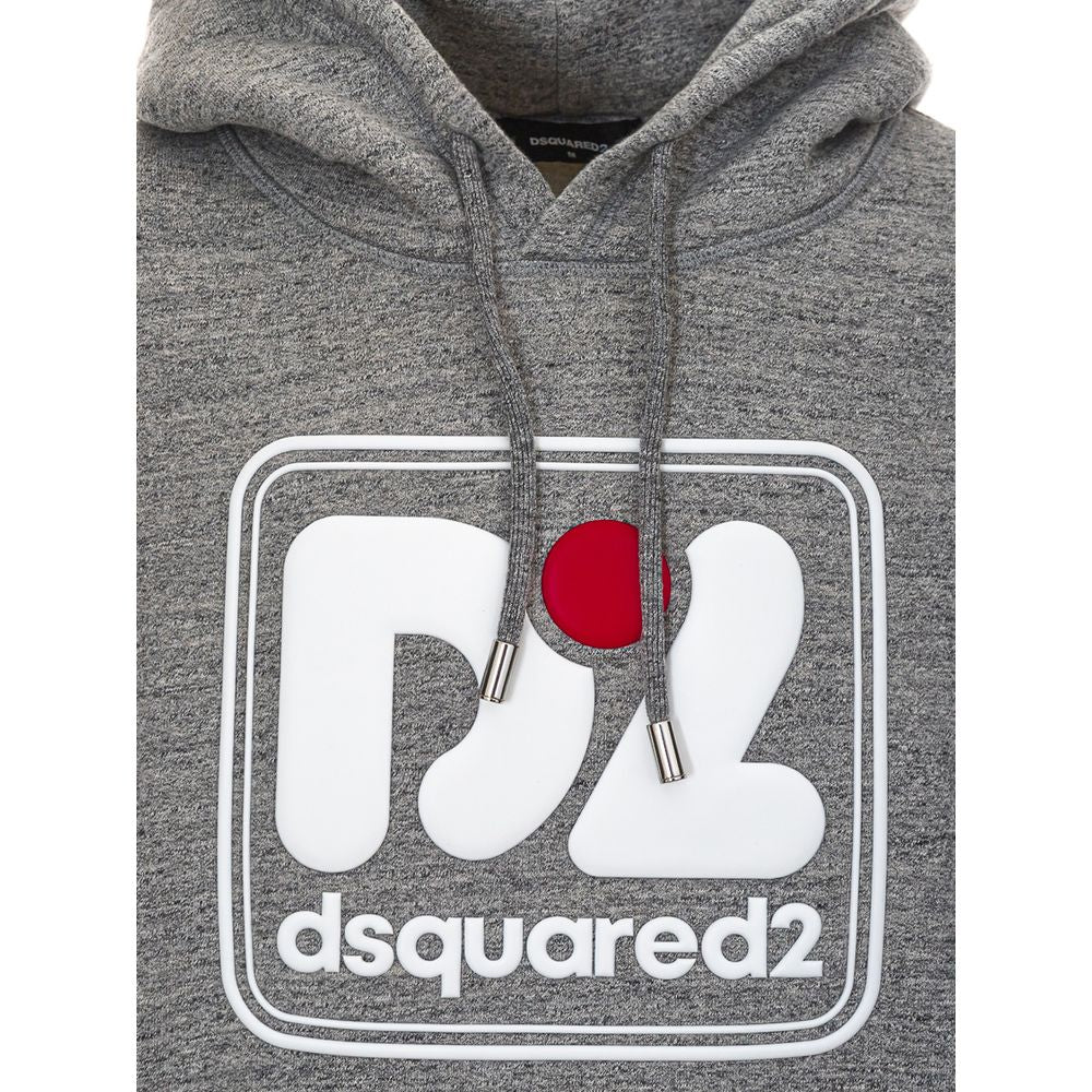 Gray Cotton Hoody - ventzia