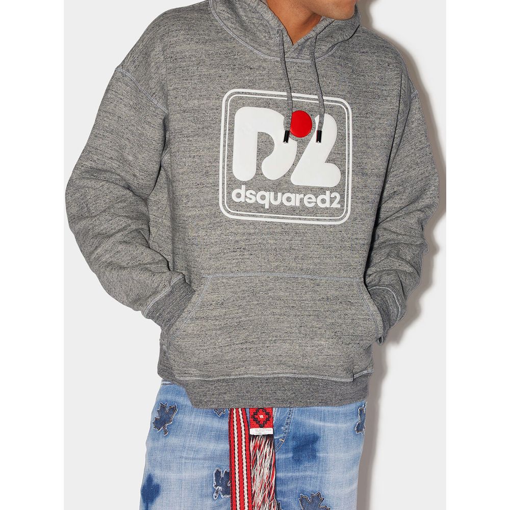 Gray Cotton Hoody - ventzia