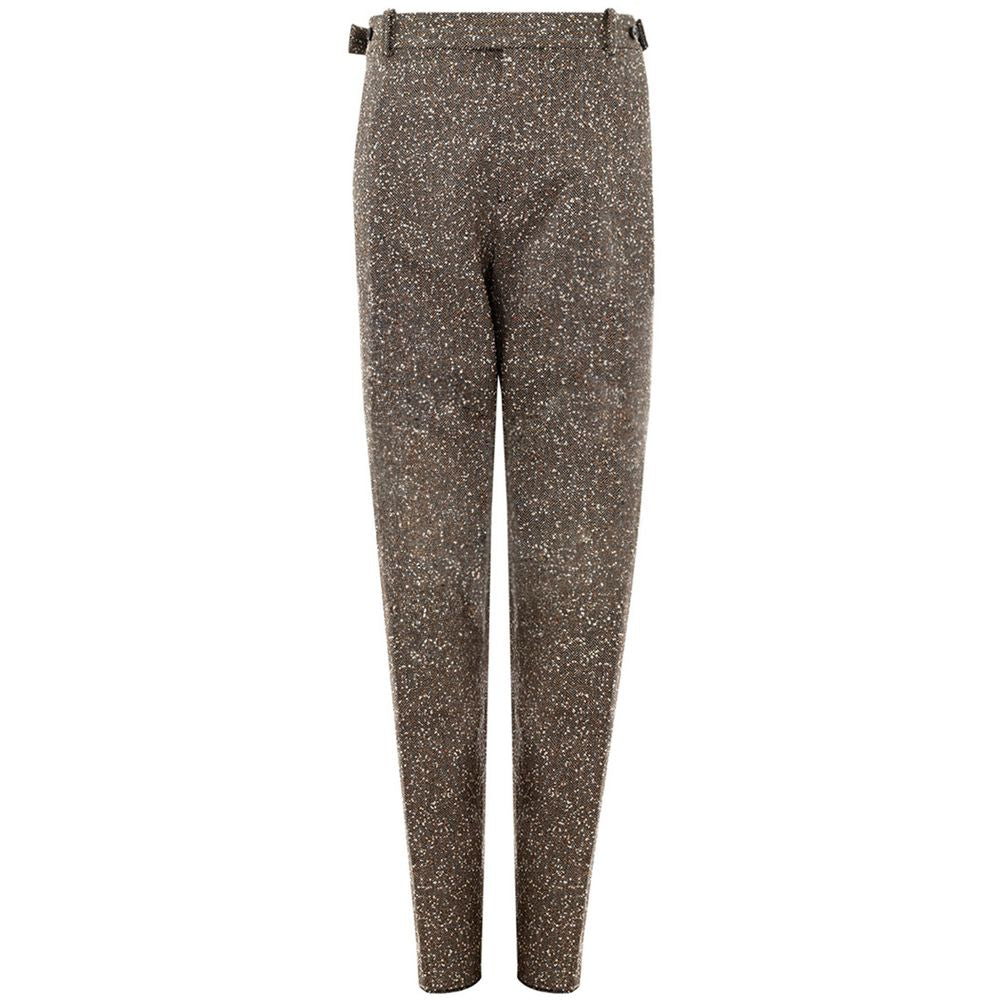 Multicolor Viscose Pants for Elegant Evenings - ventzia