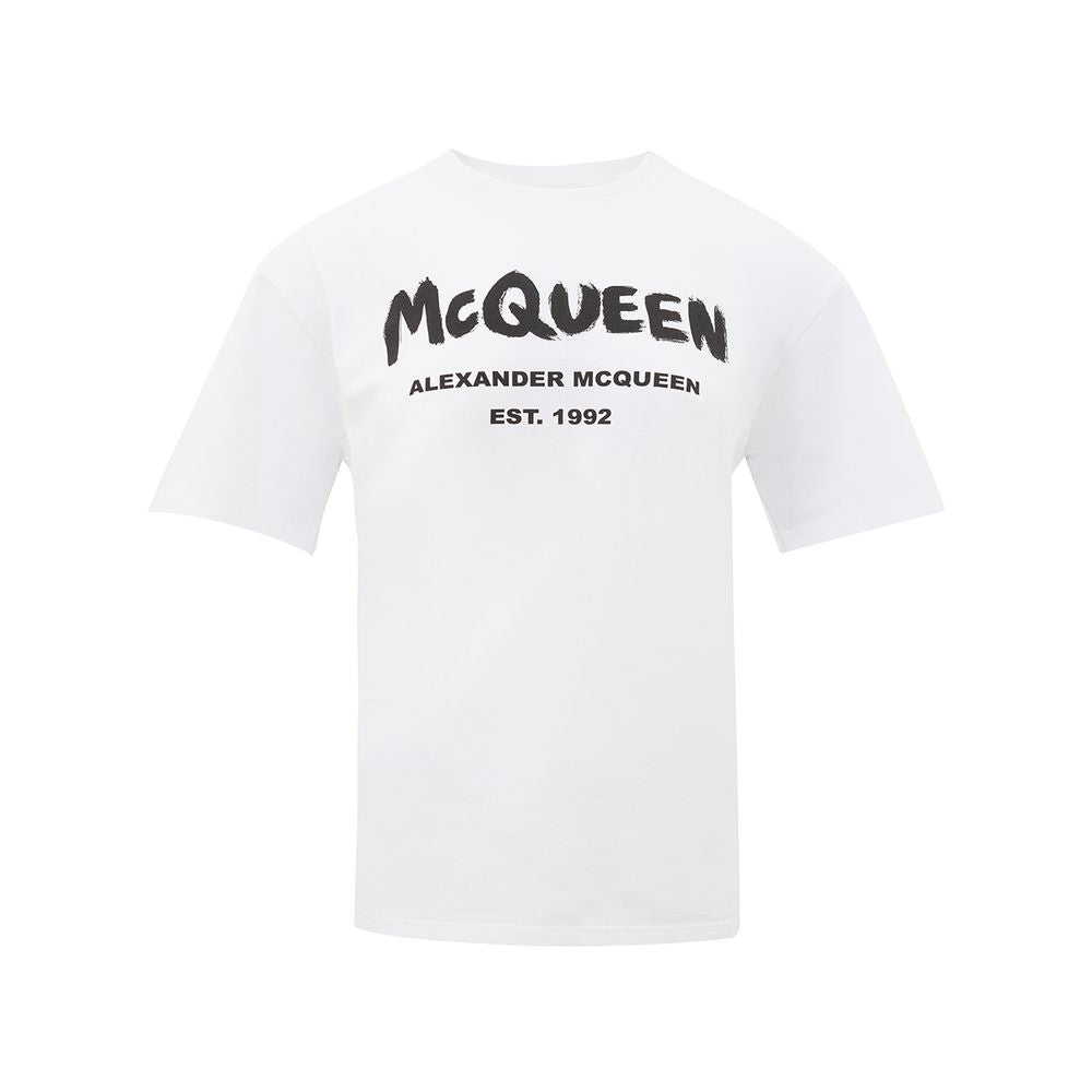 White Cotton T-Shirt - ventzia