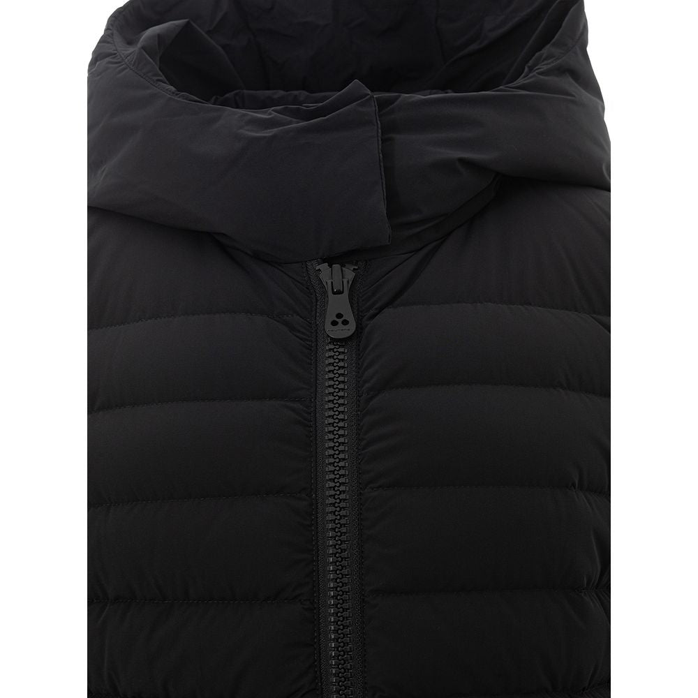 Elegant Black Polyamide Jacket for Women - ventzia