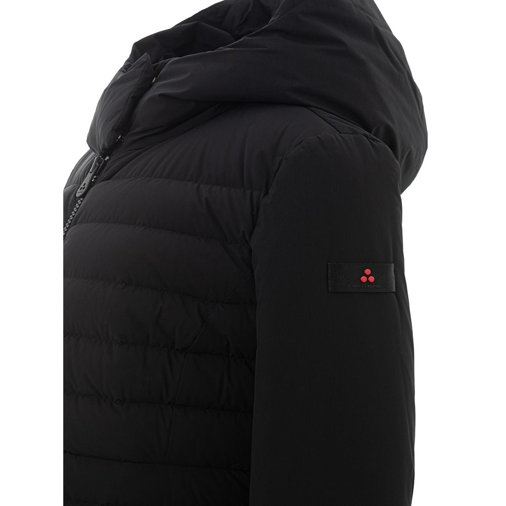 Elegant Black Polyamide Jacket for Women - ventzia