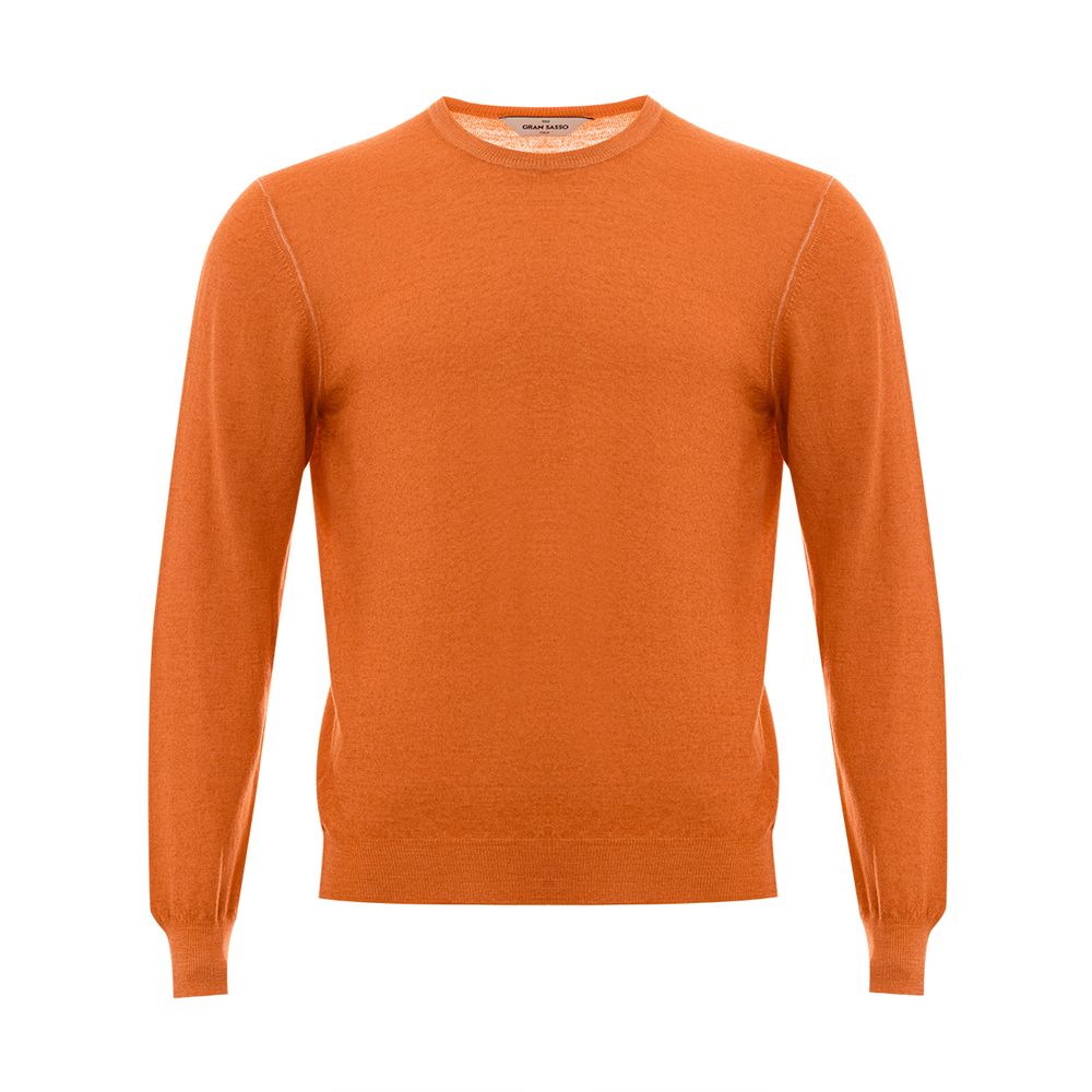 Orange Wool Sweater - ventzia