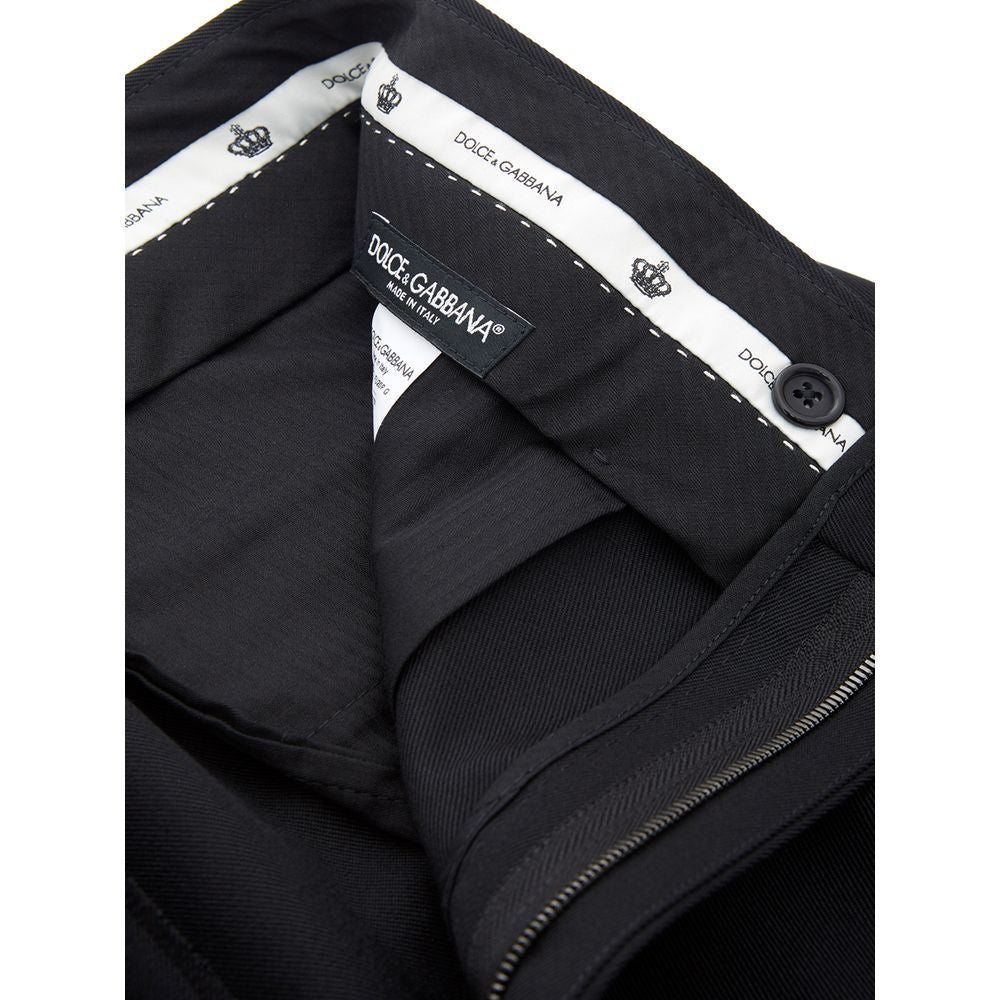 Elegant Polyester Black Pants for Men - ventzia