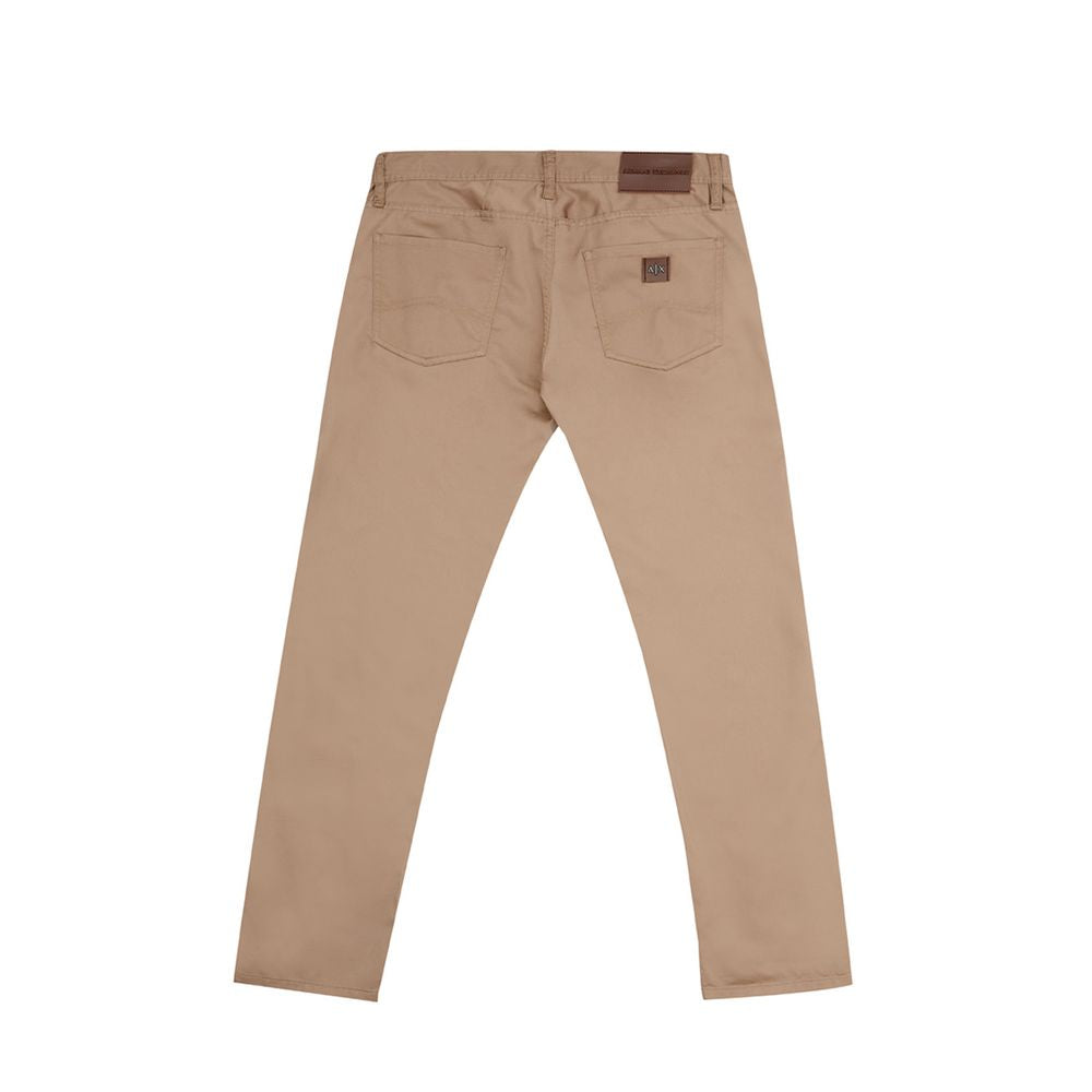 Brown Cotton Pant