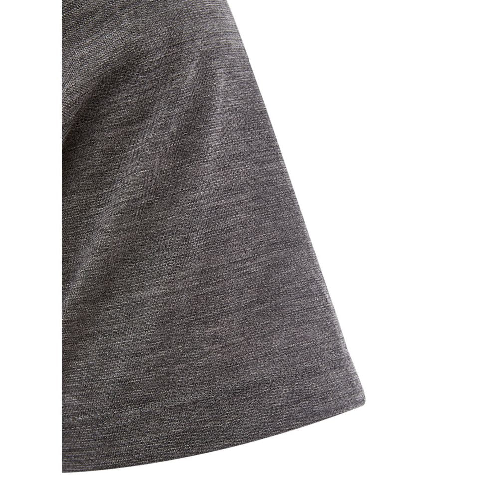 Elegant Gray Woolen Designer T-Shirt - ventzia