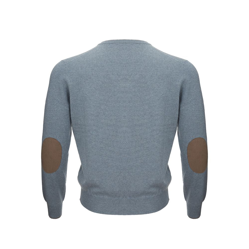 Elegant Cashmere Sweater in Chic Gray - ventzia