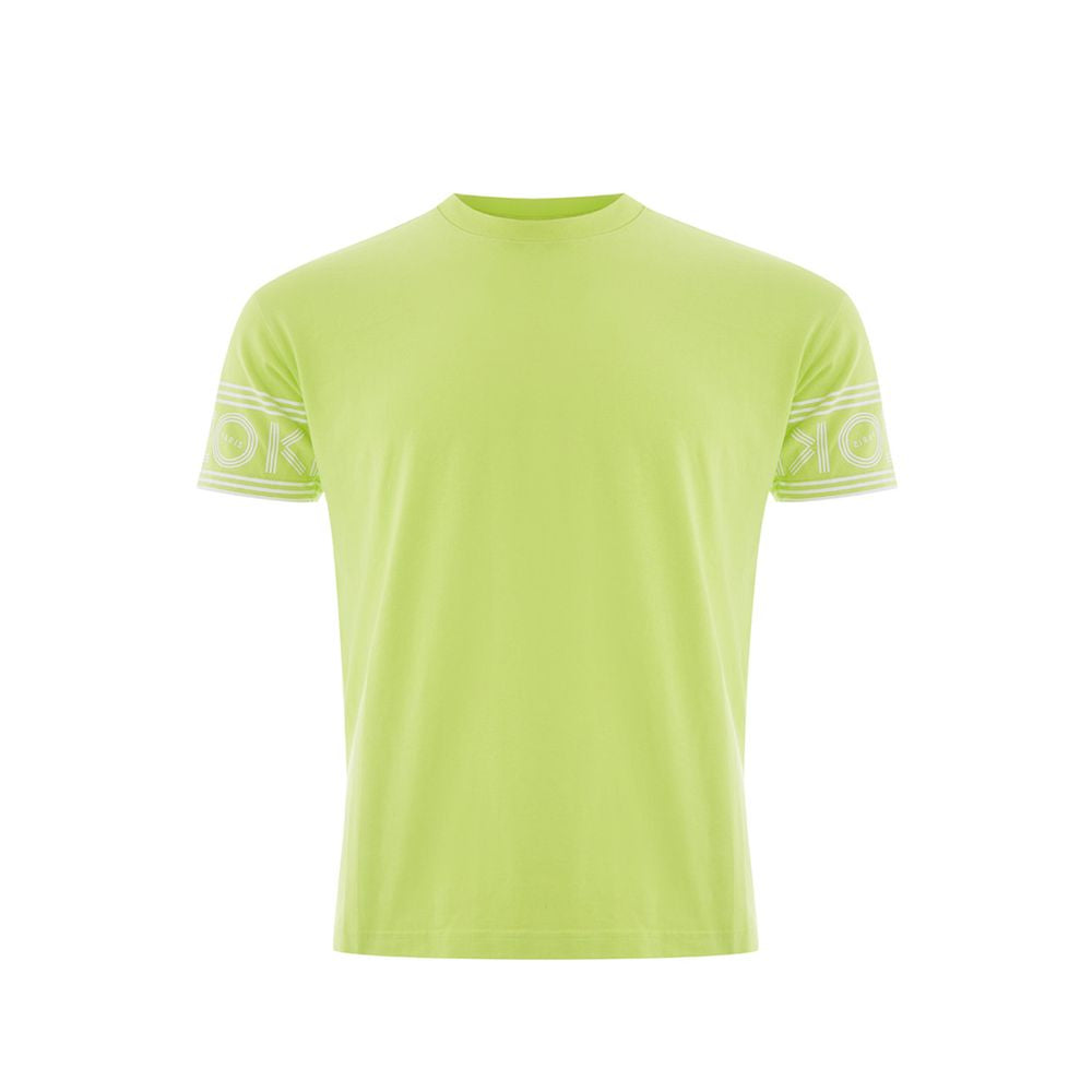 Sunny Yellow Cotton Tee For Stylish Men - ventzia