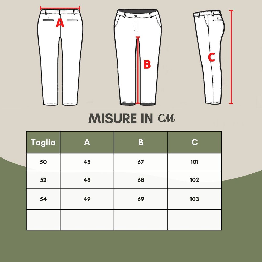 Blue Linen Pant
