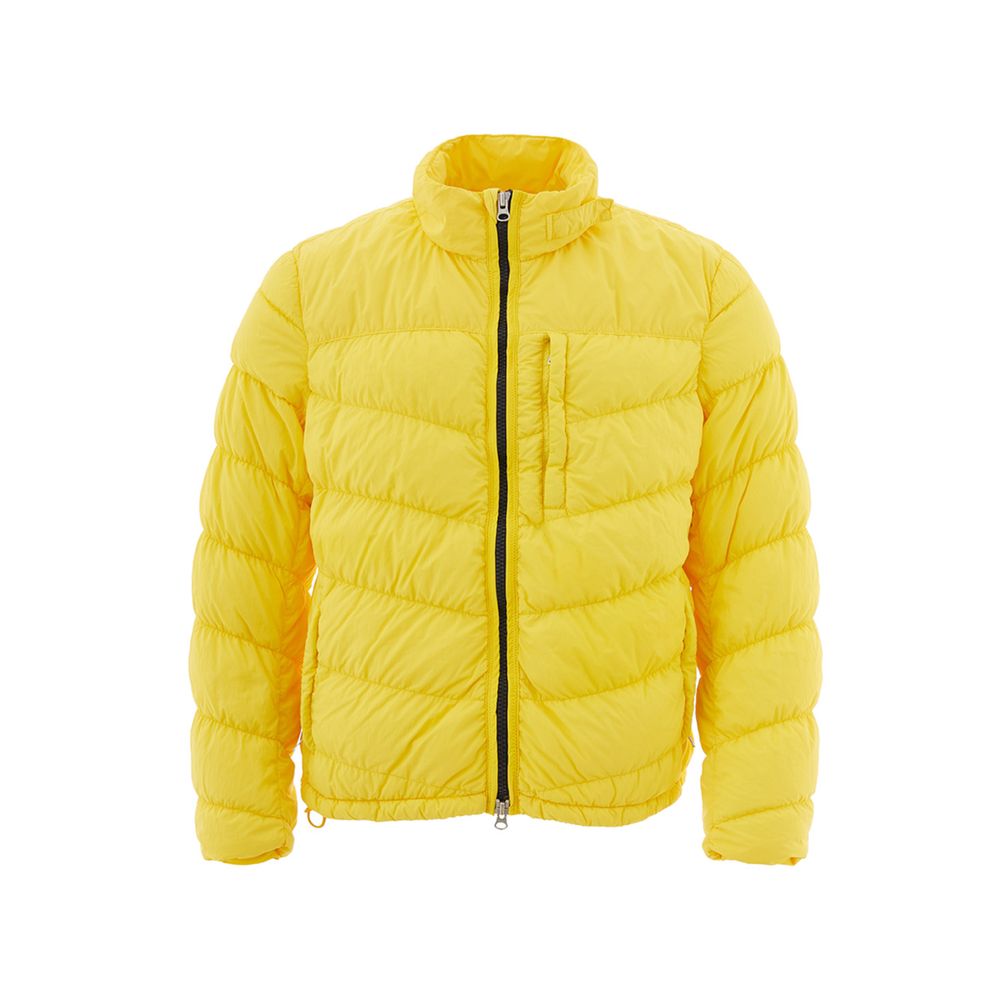 Mens Vibrant Yellow Outdoor Jacket - ventzia