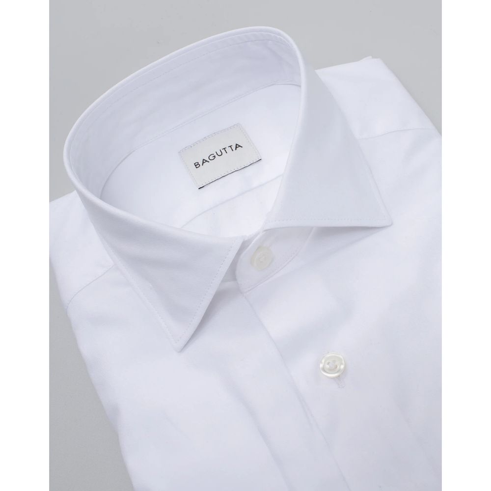 White Cotton Shirt - ventzia