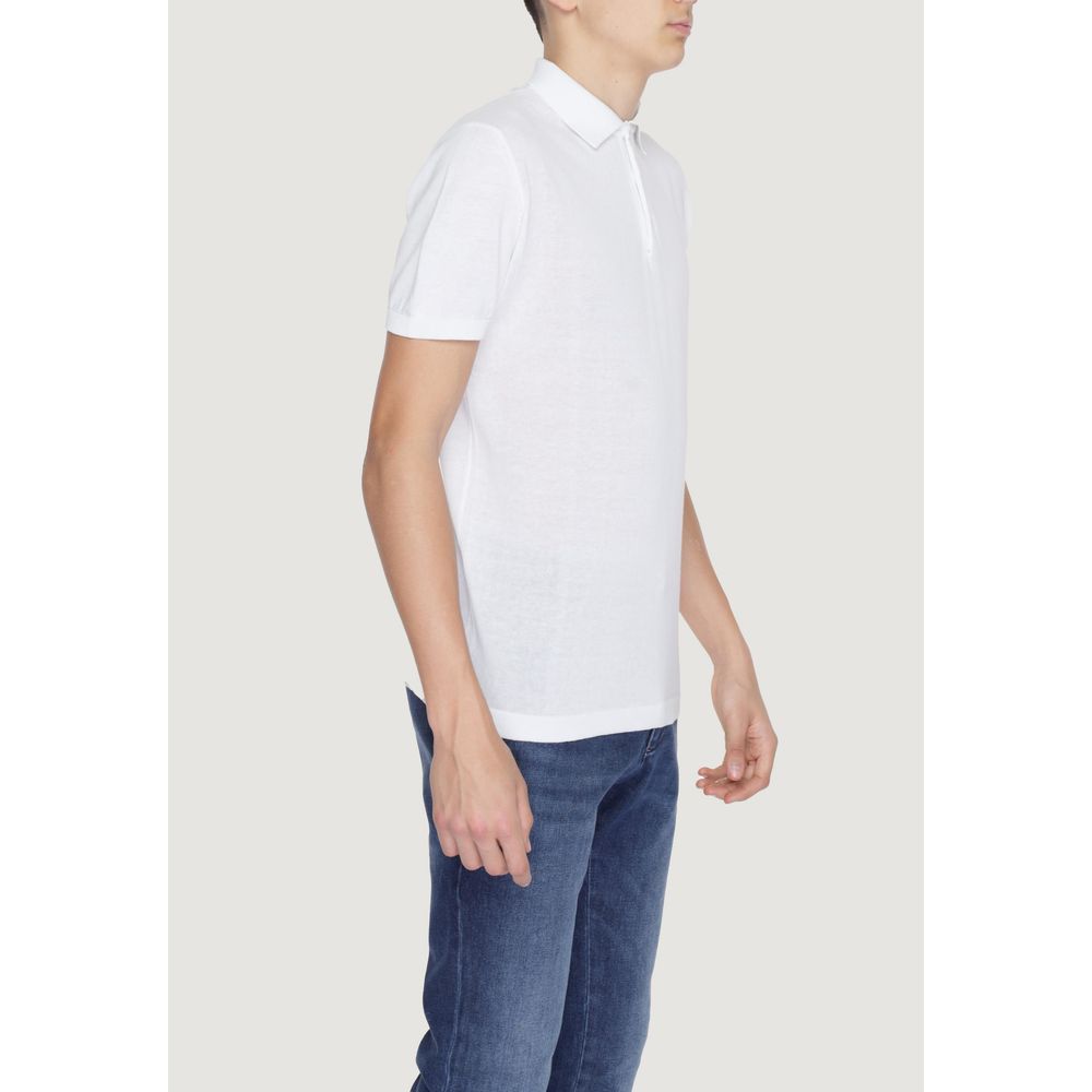 White Cotton Sweater - ventzia