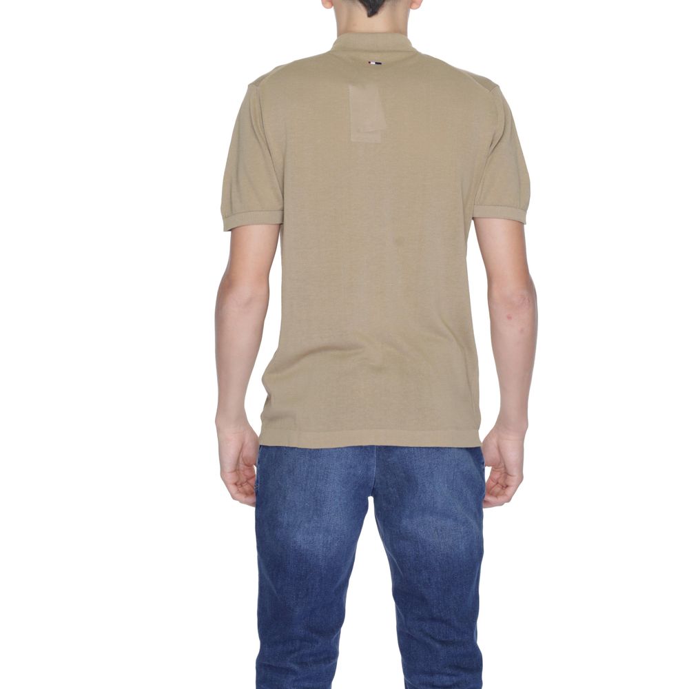 Beige Cotton Sweater - ventzia