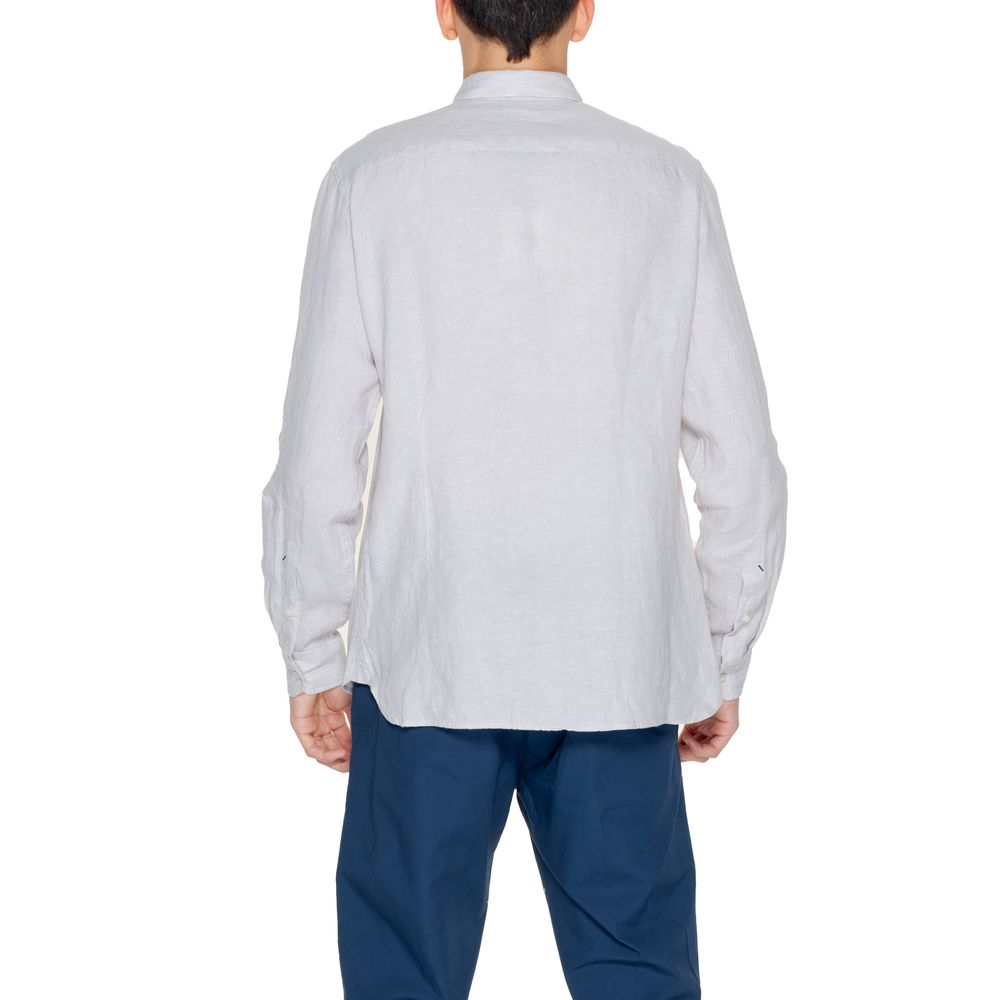Beige Linen Shirt - ventzia