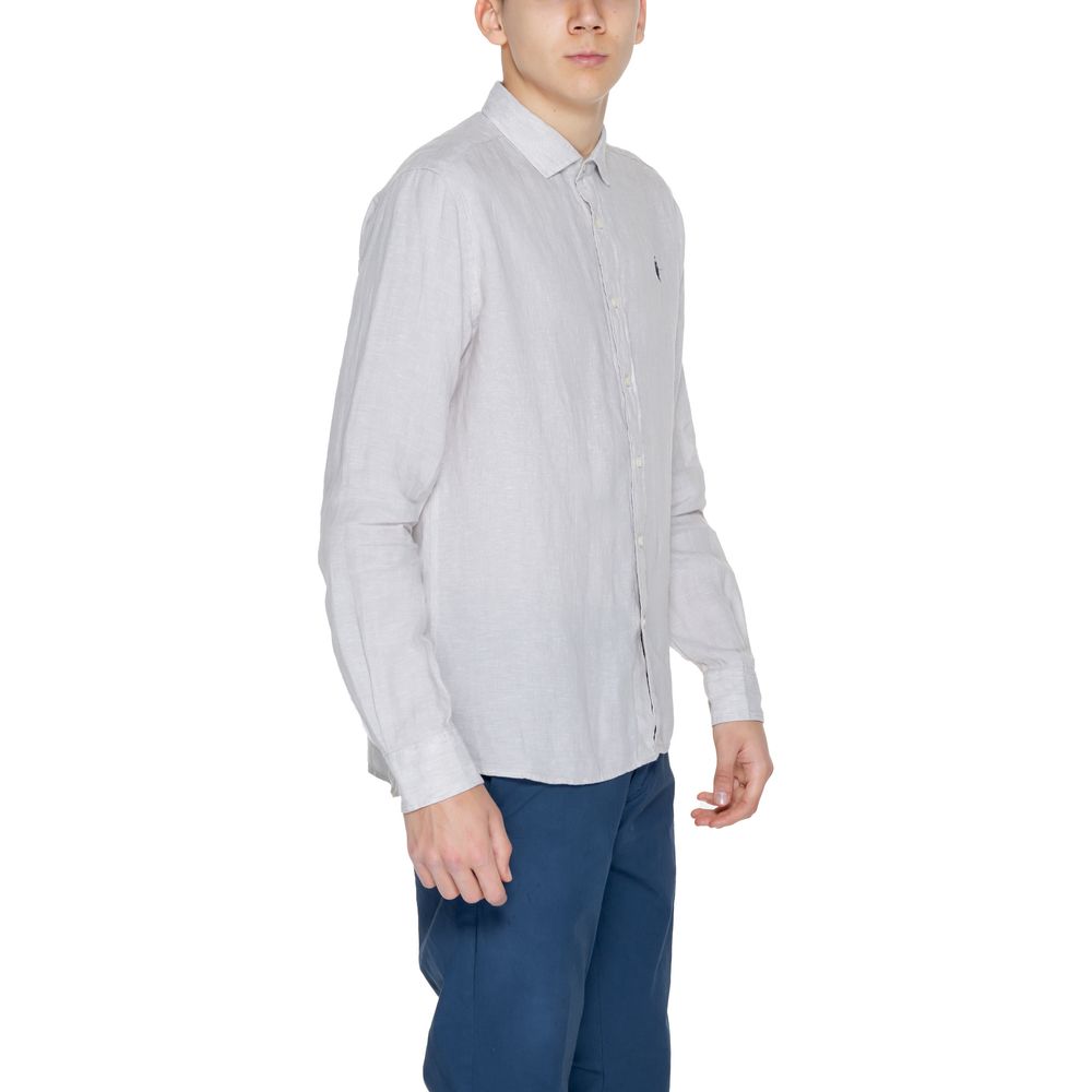 Beige Linen Shirt - ventzia
