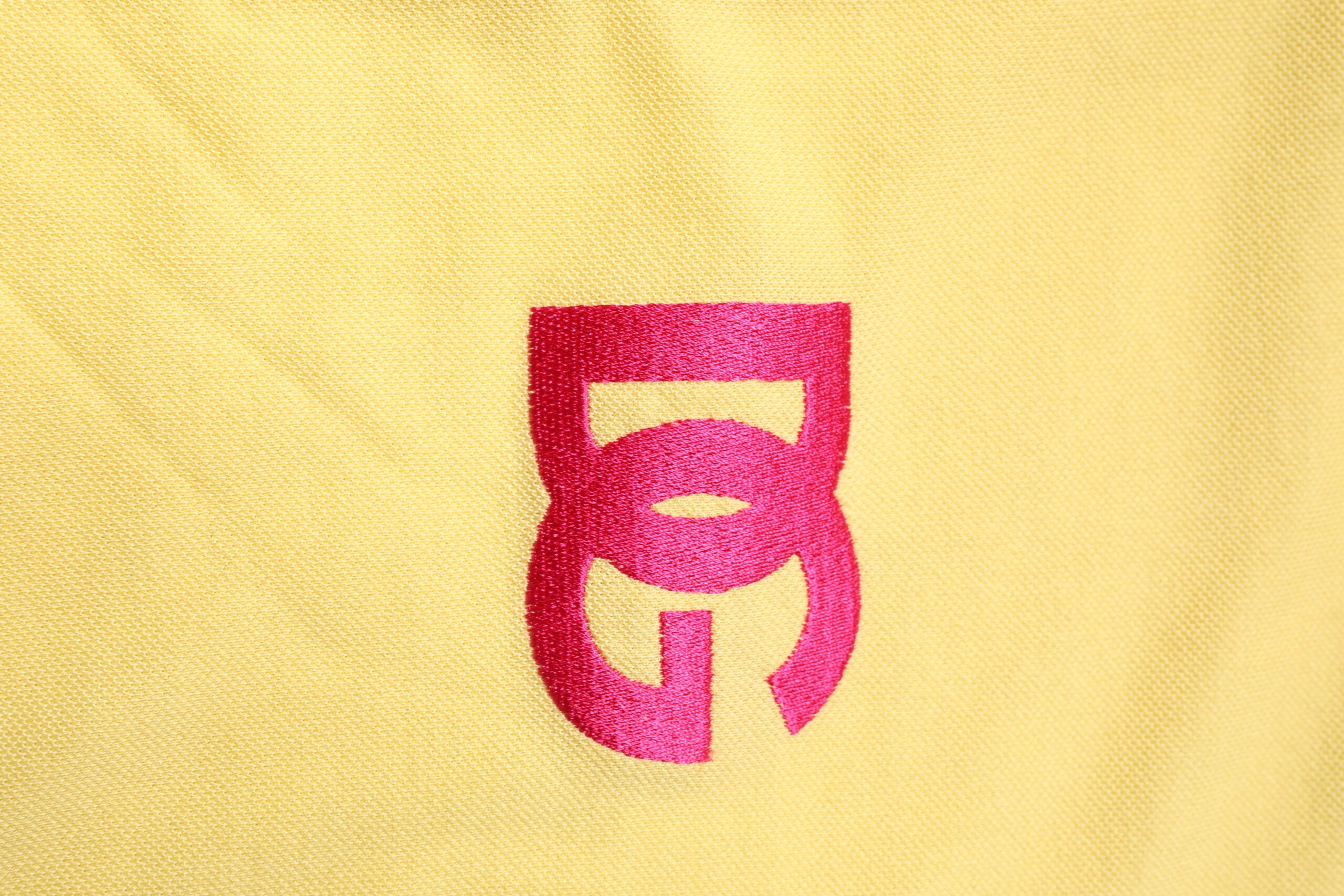 Yellow Cotton Logo Collared Polo T-shirt - ventzia
