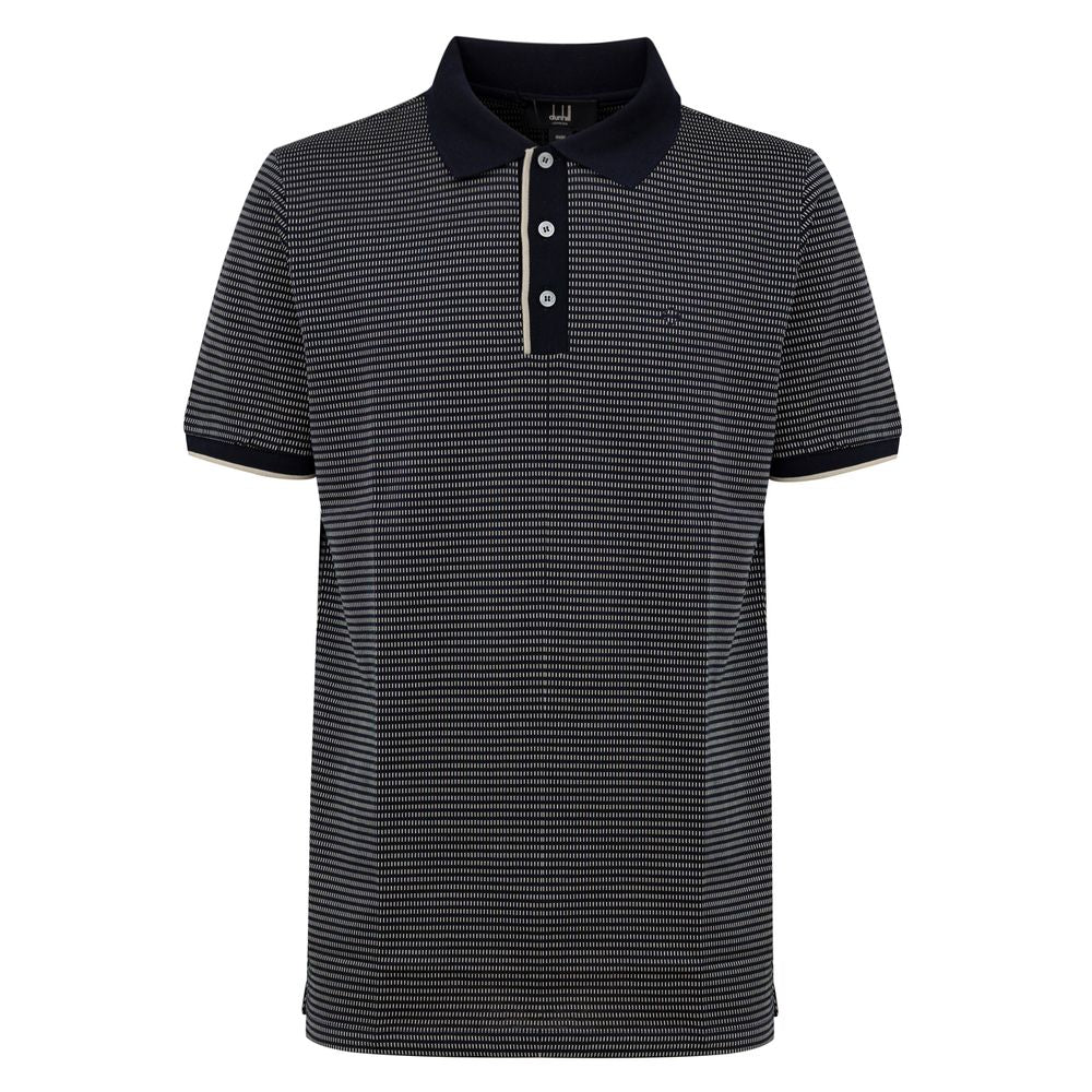 Blue Cotton Polo Shirt - ventzia