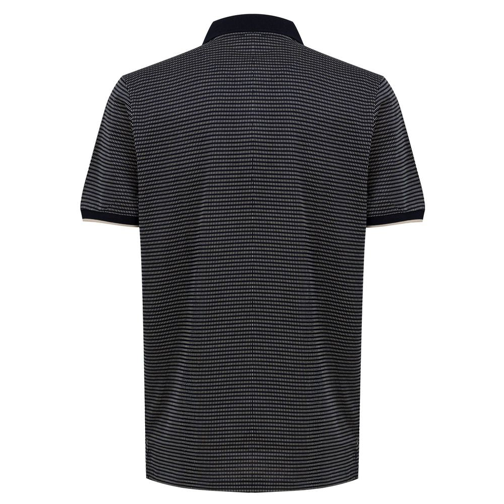 Blue Cotton Polo Shirt - ventzia