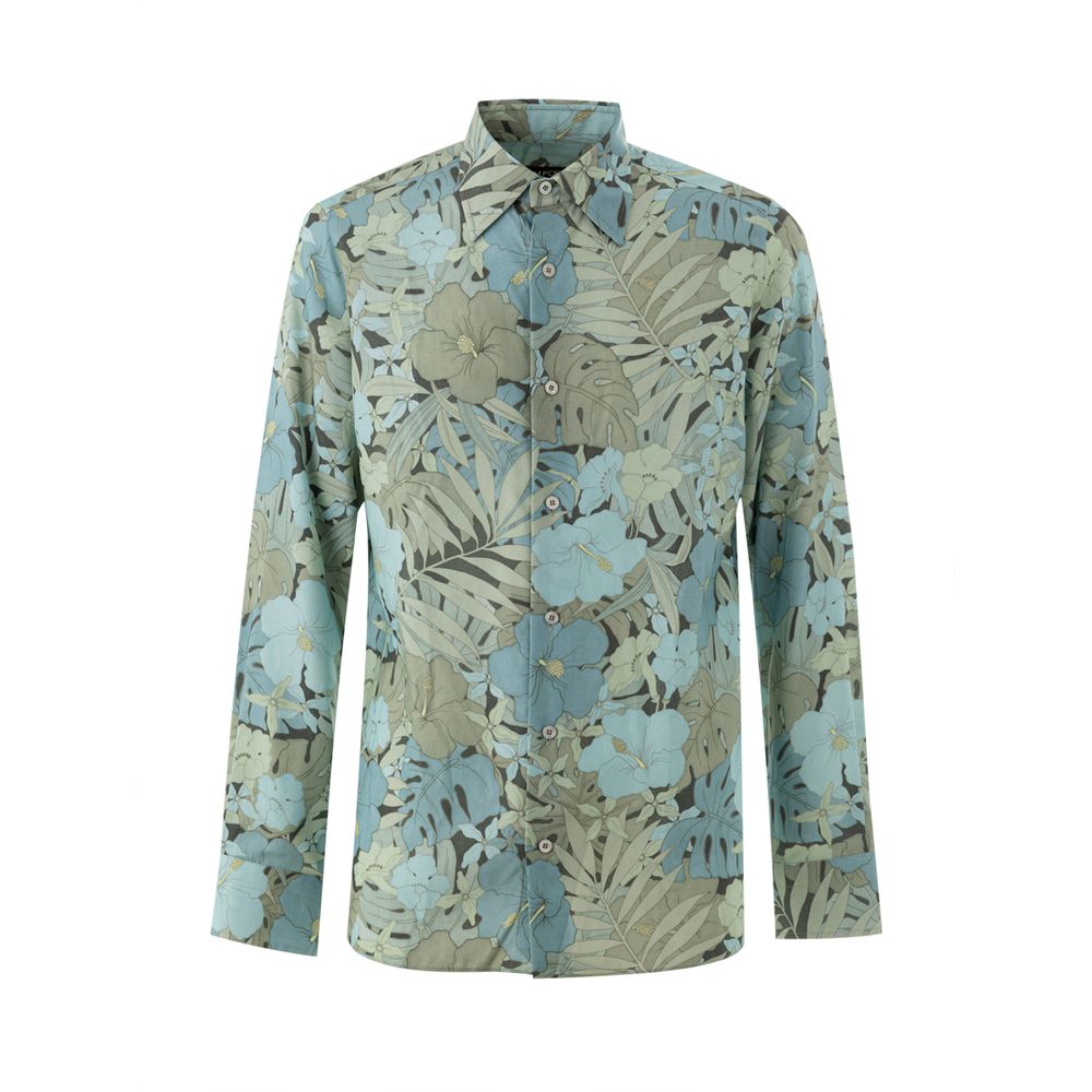 Blue Lyocell Shirt - ventzia