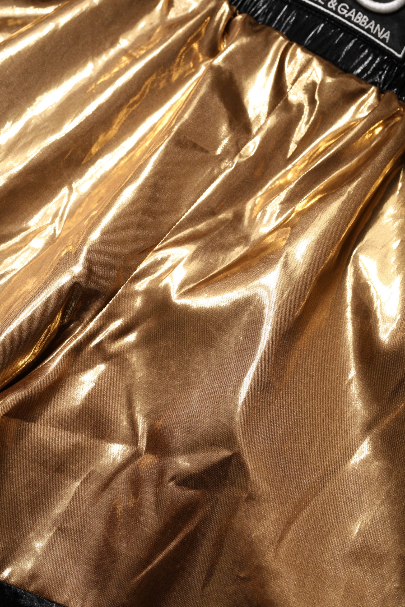 Metallic Gold High Waist Women Hotpants Short - ventzia