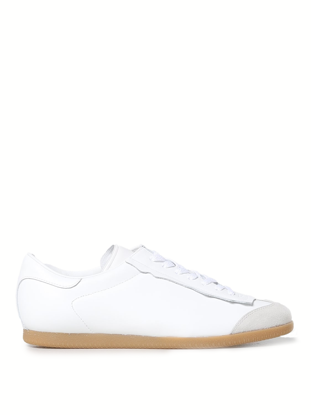 Low Featherlight Leather And Suede Sneakers - ventzia