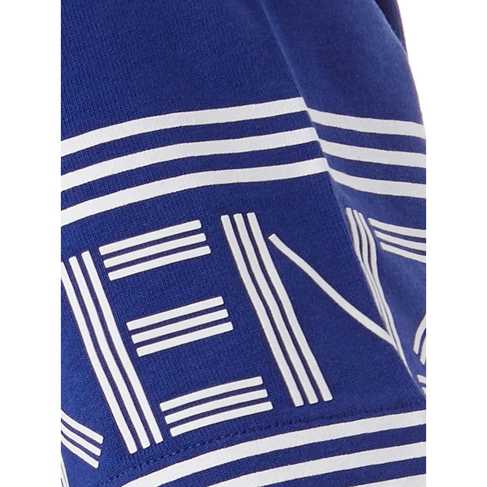Chic Blue Cotton Tee for Stylish Comfort - ventzia