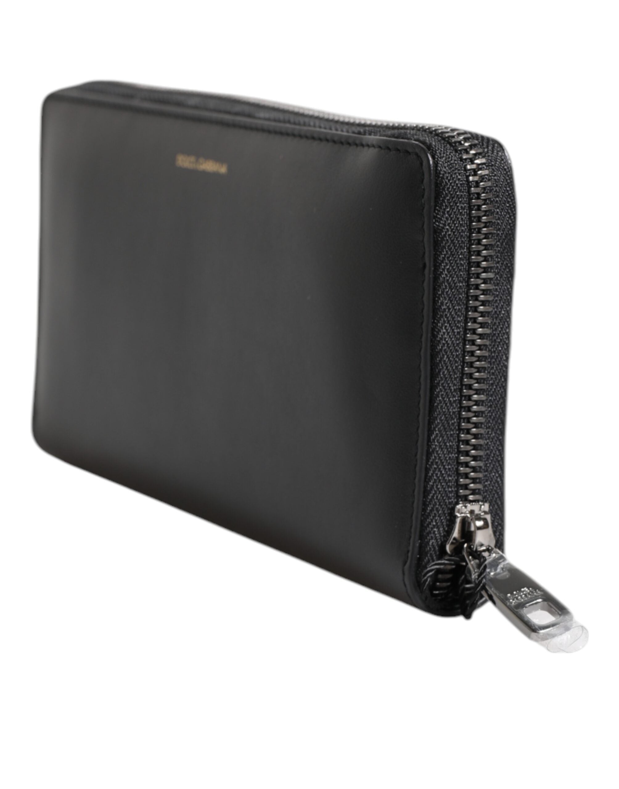Black Blue Exotic Leather Embossed Continental Wallet - ventzia