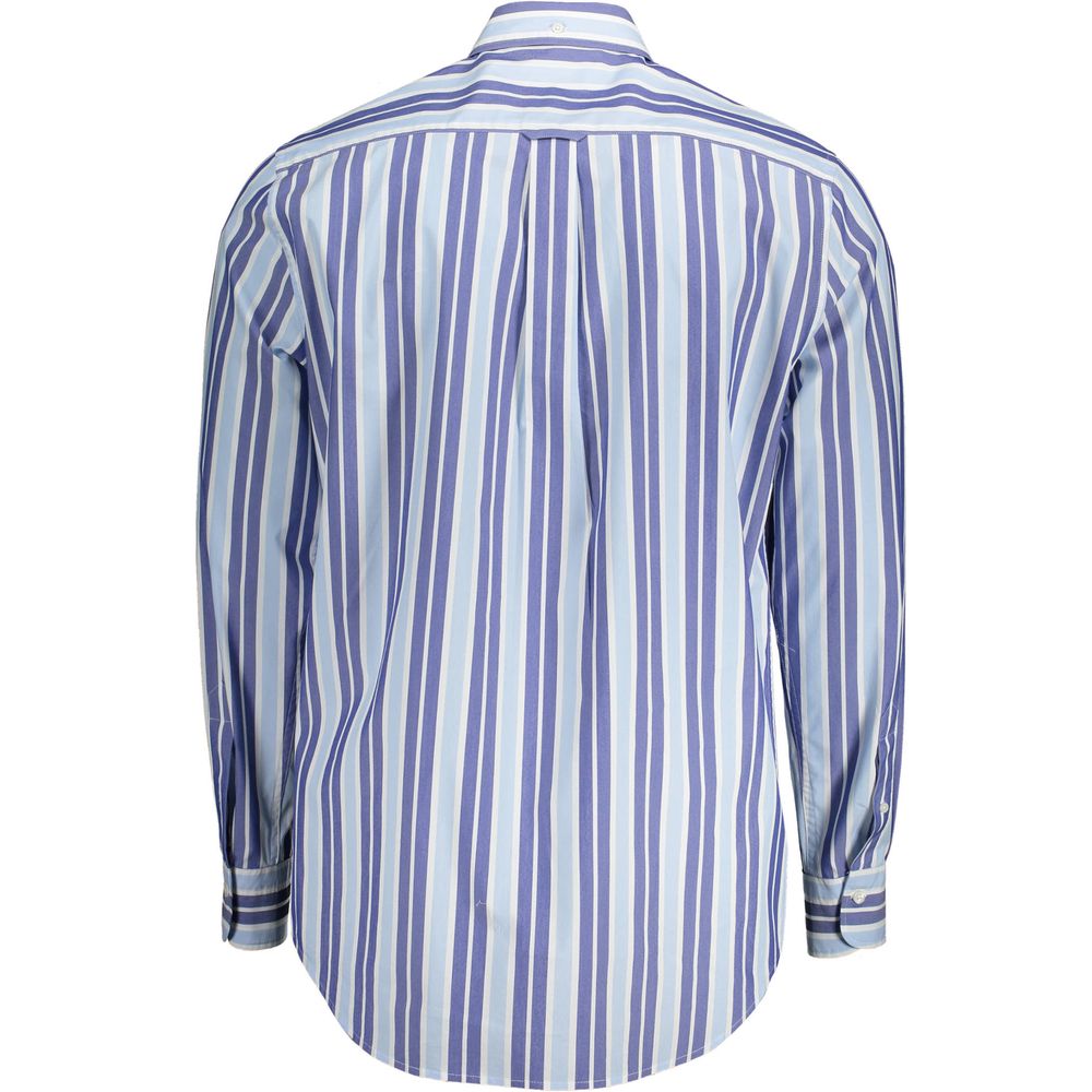 Light Blue Cotton Men Shirt - ventzia