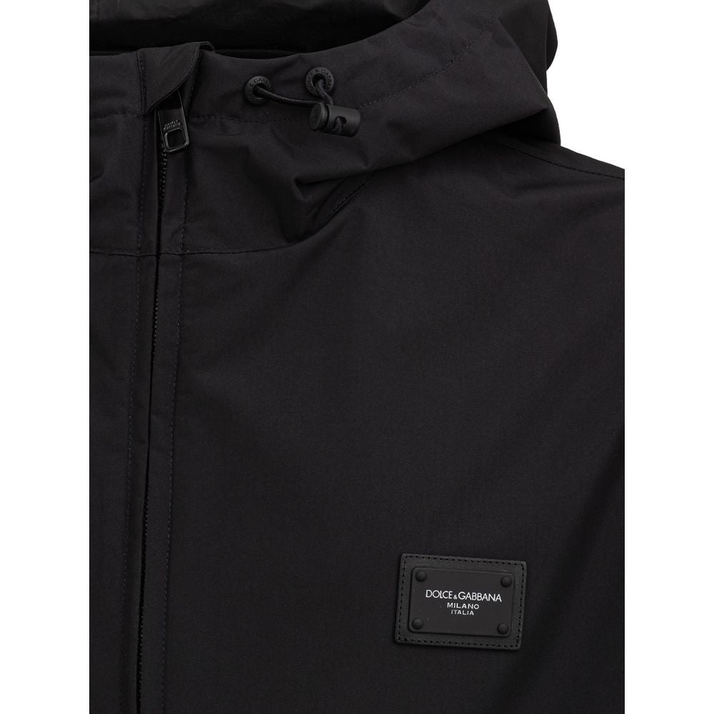 Black Polyester Jackets & Coat - ventzia