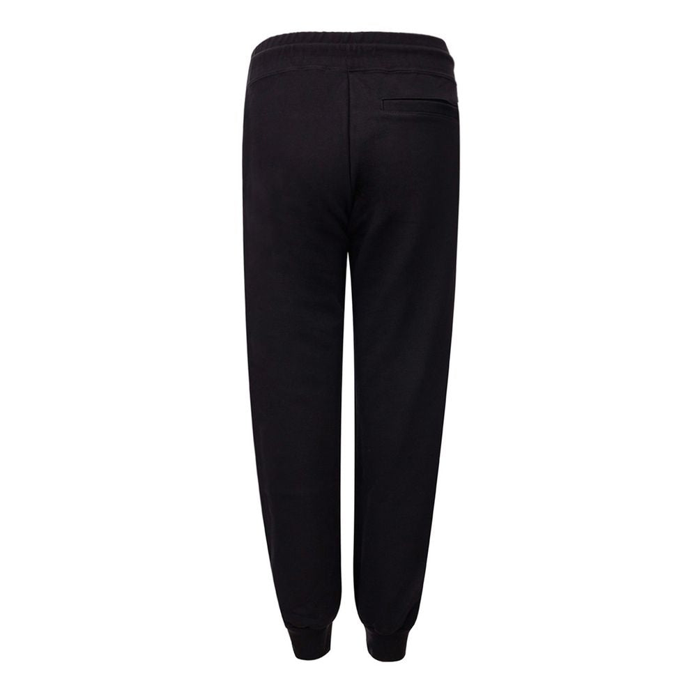 Black Cotton Joggers Workout Pant - ventzia