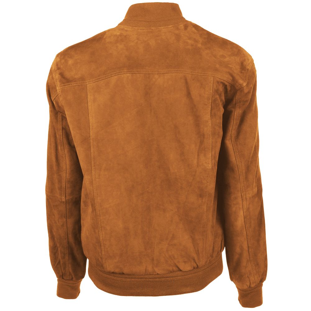 Brown Calfskin Jacket - ventzia