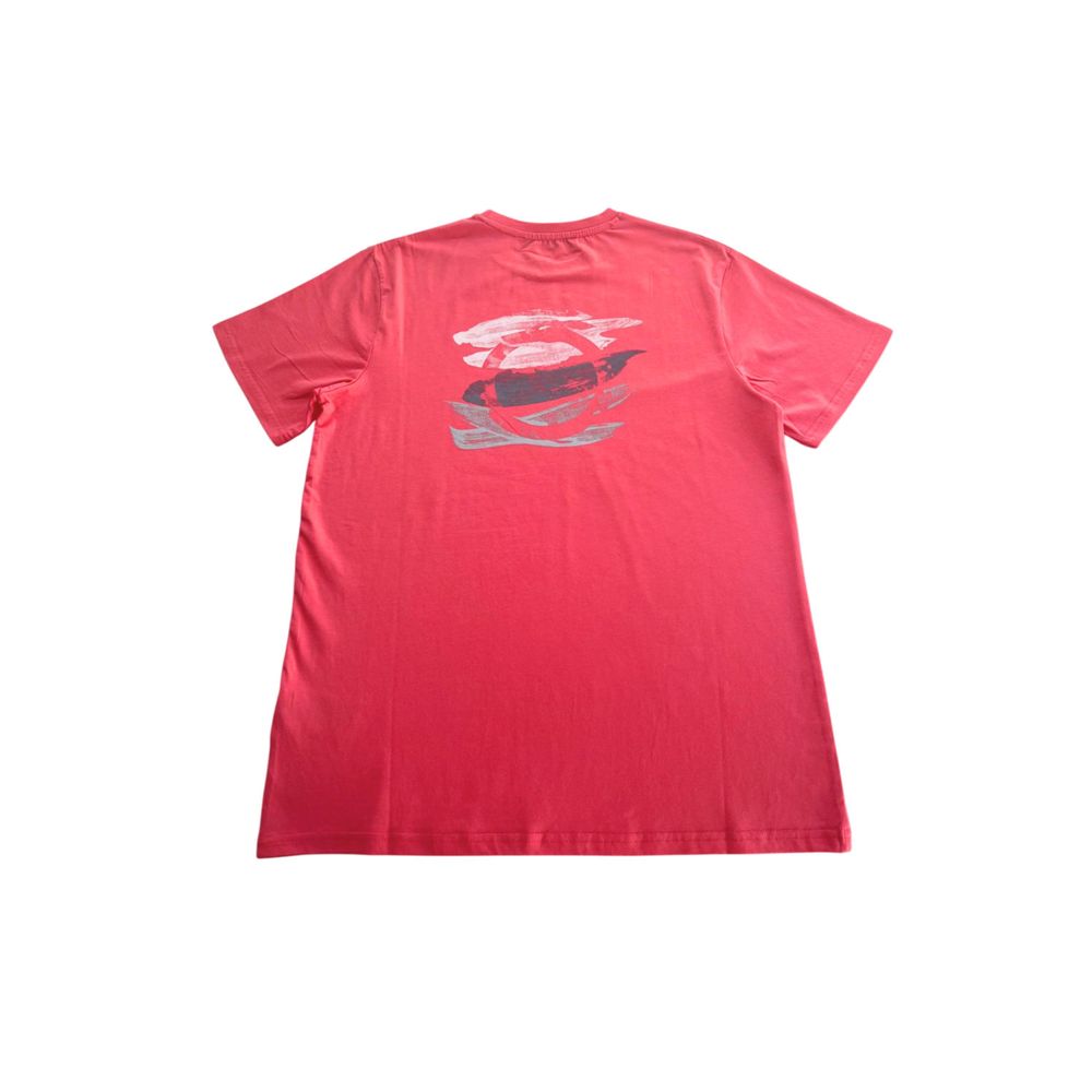 Red Cotton Men T-Shirt - ventzia