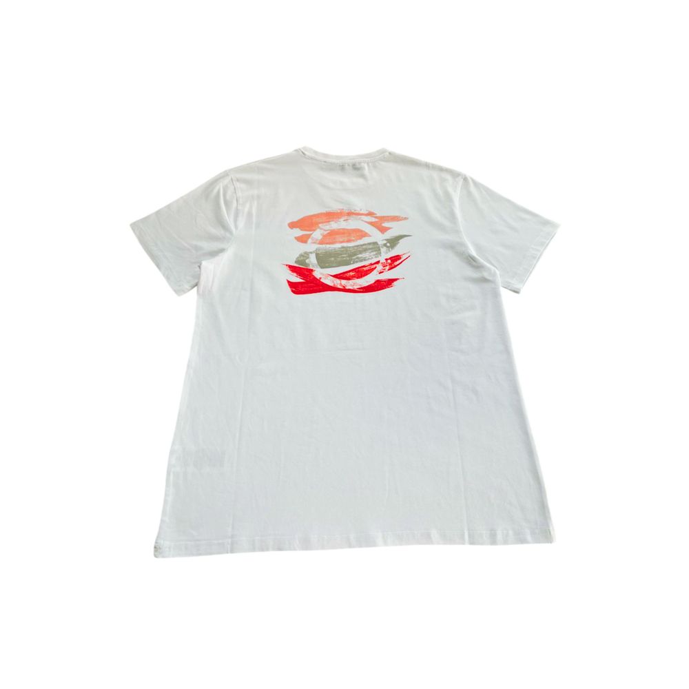 White Cotton Men's T-Shirt - ventzia