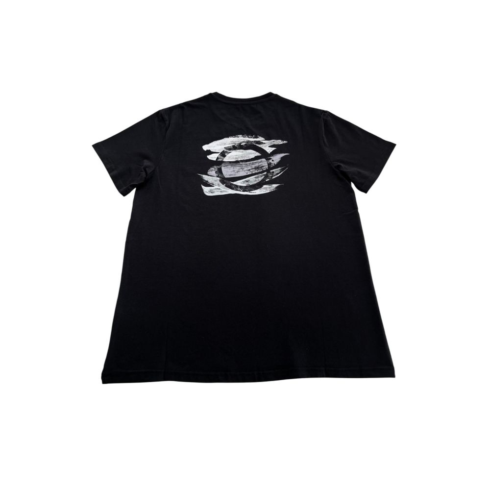Black Cotton Men T-Shirt - ventzia