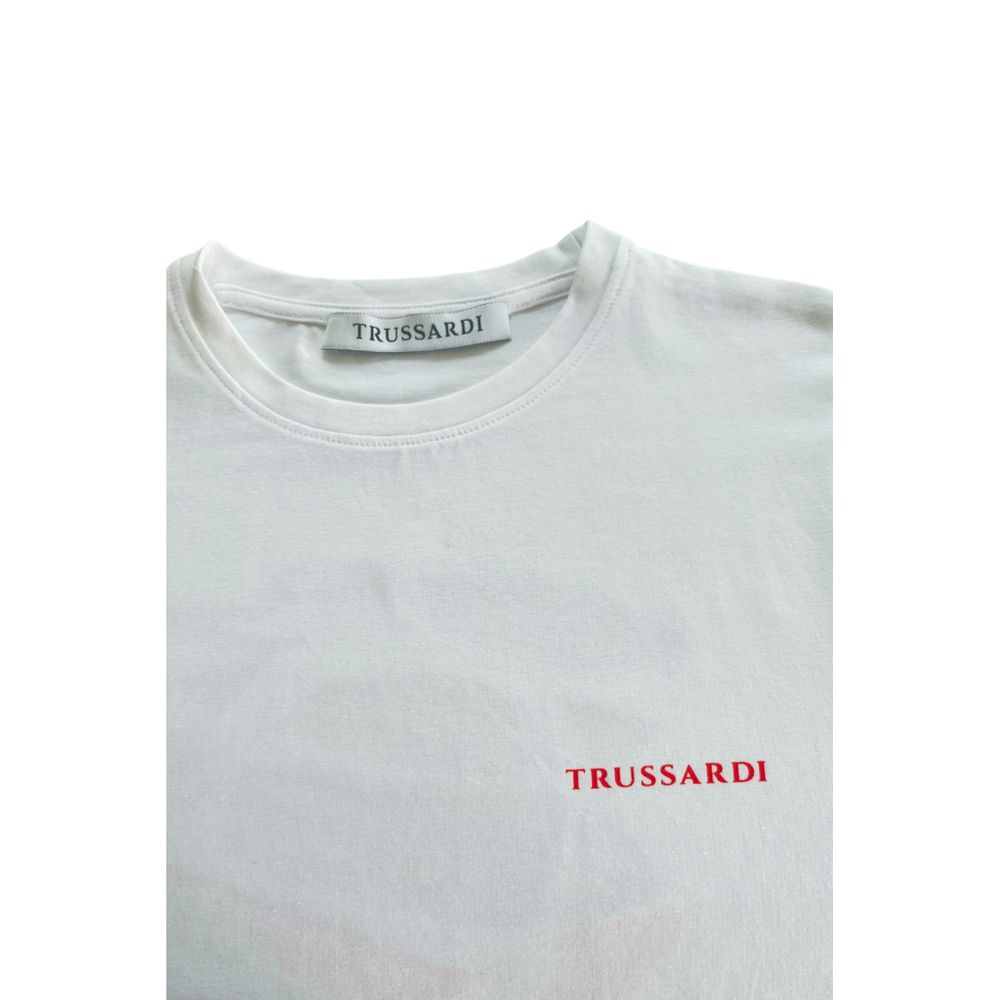 White Cotton Men's T-Shirt - ventzia