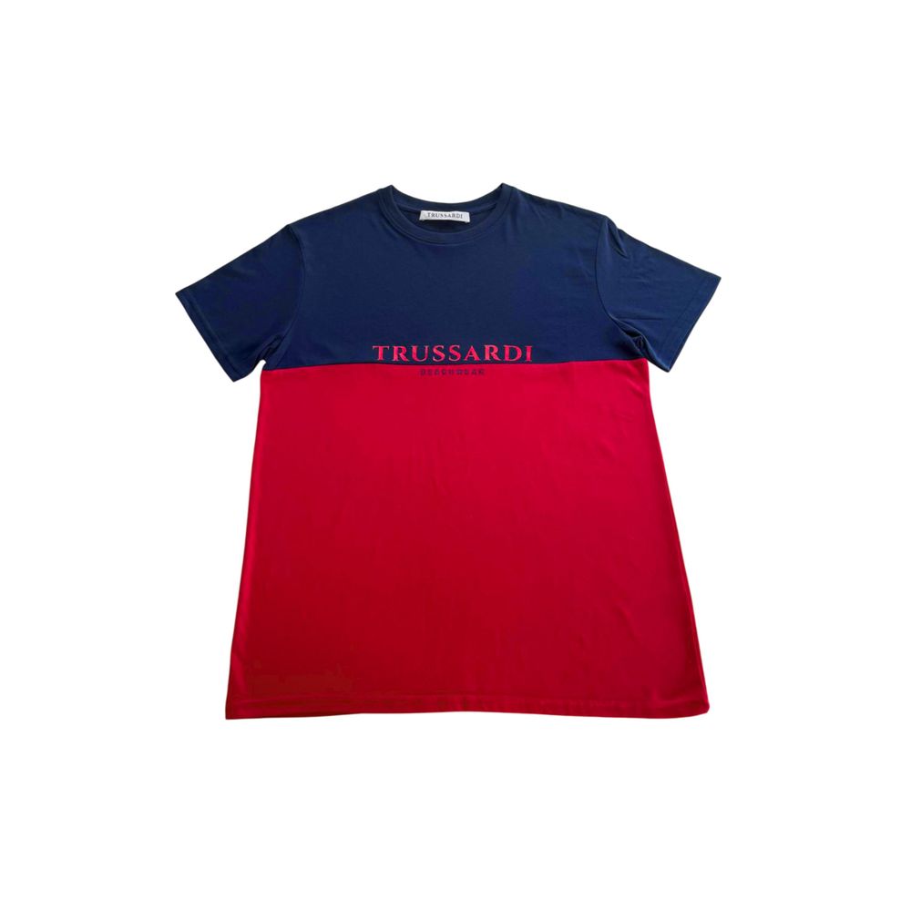 Red Cotton Men T-Shirt - ventzia
