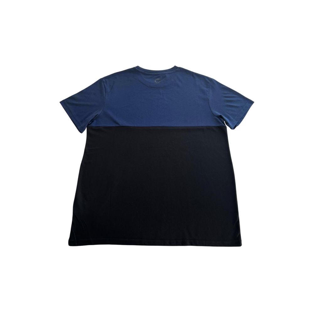 Blue Cotton Men T-Shirt - ventzia