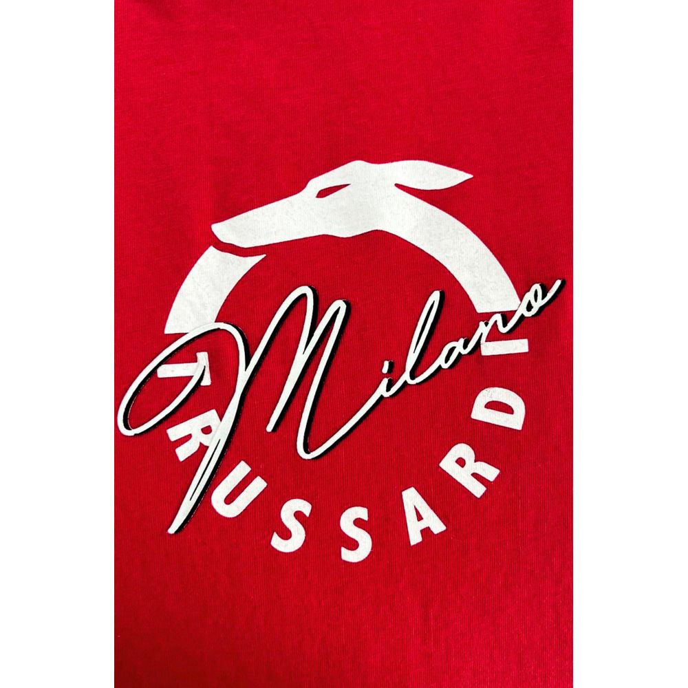 Red Cotton Men T-Shirt - ventzia
