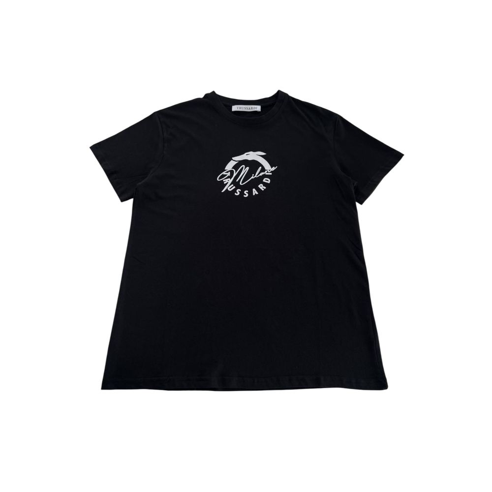 Black Cotton Men T-Shirt - ventzia