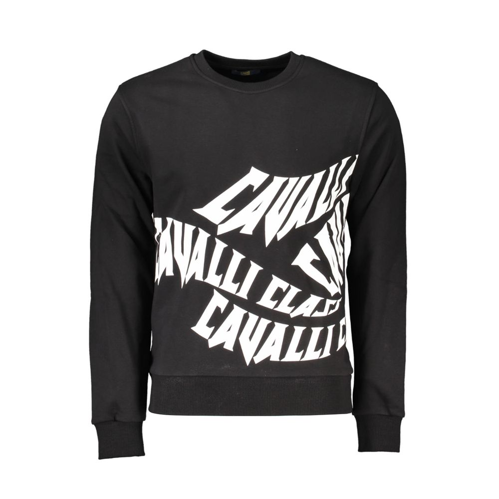 Black Cotton Men Sweater - ventzia
